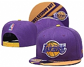 Los Angeles Lakers Team Logo Adjustable Hat YD (14),baseball caps,new era cap wholesale,wholesale hats